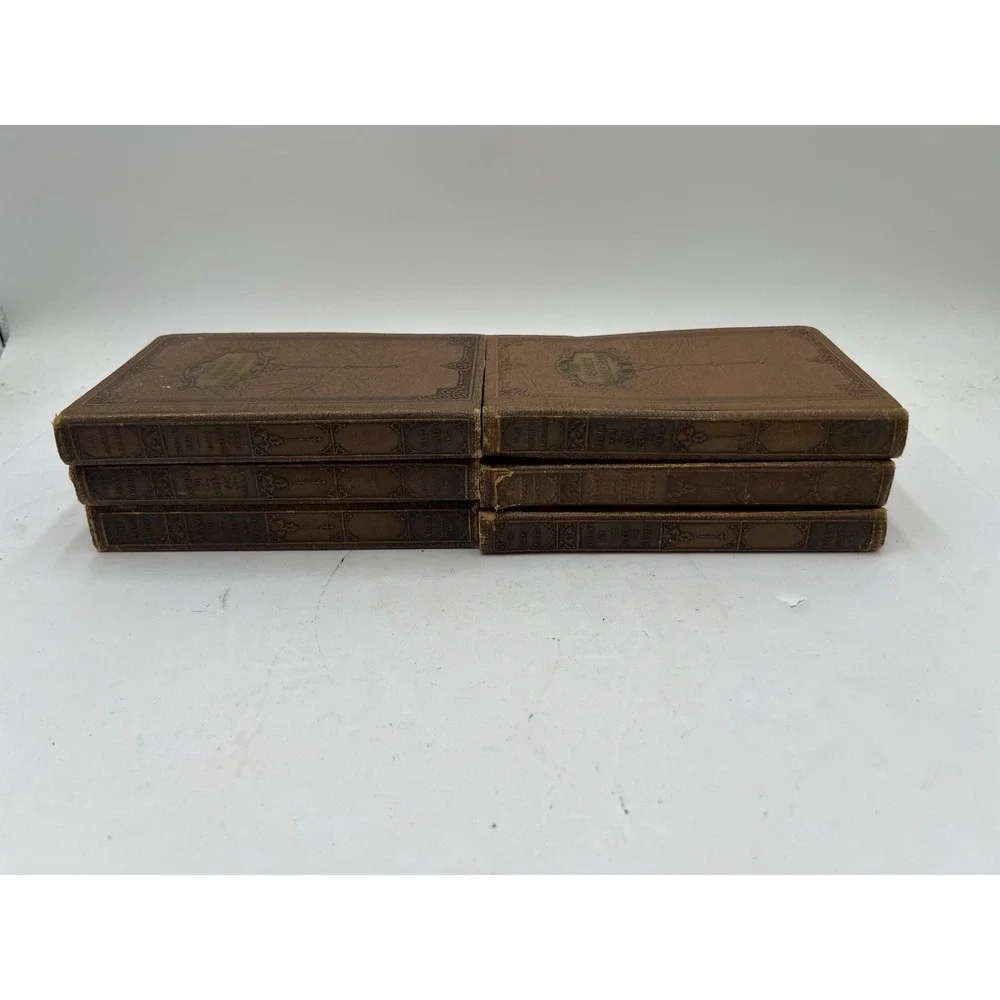 1927 The Pocket University 6 Vol Antique Book Lot Nelson Doubleday Vintage